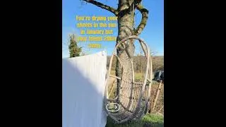Miniature : I am drying my sheets in the sun today and my friend 20km away just texted me the 2nd picture. 😮