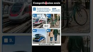 Miniature : TCF (Test de connaissance du français) Compréhension orale (8) #francaisfacile #learnfrench
