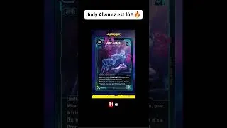 Miniature : Judy Alvarez est ENFIN là sur Cyberpunk TCG  #cyberpunktcg