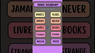 Miniature : Learn French FAST! Top Word You ALREADY Know (Shorts) #frenchlanguagelearning #frenchforbeginners