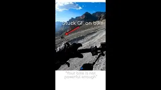 Miniature : Girlfriend on Bike Shortcut fail #shorts @SalihaÖzkan