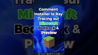 Miniature : Comment Activer le Ray Tracing sur Minecraft Bedrock & Preview : Tutoriel Complet 2026 #tutorial