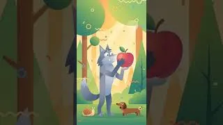 Miniature : Le loup croqueur de pommes