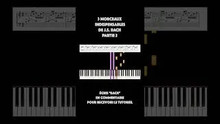 Miniature : Les indispensables de BACH au piano #2
