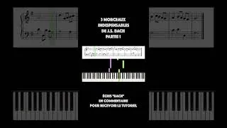Miniature : As-tu déjà joué ce morceau de BACH au piano ?