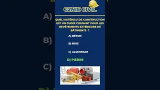 Miniature : QUIZZ génie civil #3