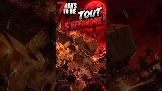 Miniature : Tout S'Effondre ! #7days #7dtd #gaming #gameplay #gamer #zombie #games #shorts #funny #epic #zombies
