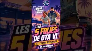 Miniature : Les 5 folies de GTA VI… et le détail qui inquiète #Shorts
