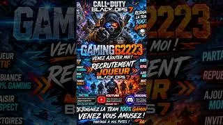 Miniature : #recrutement #joueur #bo7 #comment