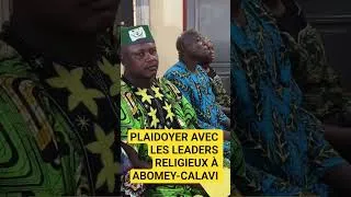 Miniature : PLAIDOYER AVEC LES LEADERS RELIGIEUX À ABOMEY-CALAVI