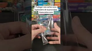 Miniature : PROTÉGER vos CARTES sous TOPLOADERS de la POUSSIÈRE #pokemon #garocartes #cartespokemon #toploaders