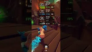 Miniature : 🔵 Benchmark : RAWMEN: Food Fighter Arena "i5-10600K + RTX3060 12go + 16 go de DD4 3600" #shorts