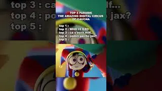 Miniature : Parodie disponible sur ma chaine !!! #theamazingdigitalcircus #digitalcircus #parodie