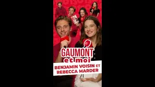 Miniature : Gaumont & Moi : Benjamin Voisin et Rebecca Marder