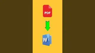 Miniature : Convertir un PDF en Word en 10 secondes ! (Méthode ultra rapide)