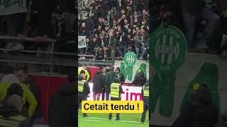 Miniature : c'était tendu entre les supporters et les joueurs de St Étienne #sdrasse #Asse #stetienne #reims