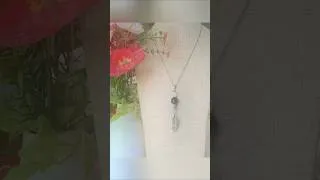 Miniature : COLLIER BOHÈME BOHO CHIC SÉLÉNITE PLUME