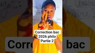Miniature : correction bac philo 2026 : partie 2