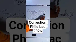 Miniature : Correction bac 2026 : Philosophie