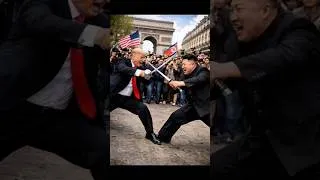 Miniature : TRUMP vs KIM JONG-UN : Le Duel Final à Paris ! 🇫🇷⚔️ (IA Viral) #trump #kimjongun #poutine