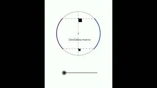 Miniature : geogebra : Arcs égaux