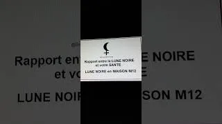 Miniature : Lune noire en maison 12 #incarnation #lilith #maison