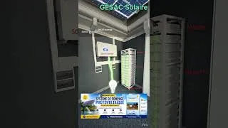 Miniature : Tu peux vivre chez toi (entreprise, hôpitaux) sans jamais connaître de coupure. #solar #foryou #fyp