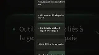 Miniature : Une application paie