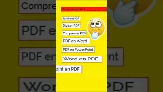 Miniature : #shorts Travailler ce que vous voulez sur un fichier PDF