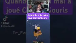 Miniature : Passer de Manette à Claviers/souris c'est assez perturbant même sur Minecraft #minecraft #twitch