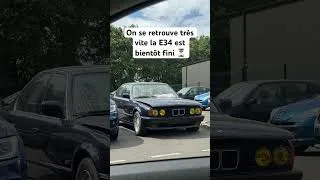 Miniature : Une vidéo prochainement pour vous présenter la E34 après la carrosserie peinture #bmw #e34