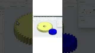 Miniature : engrenage sur Creo Parametric #conception #creoparametric
