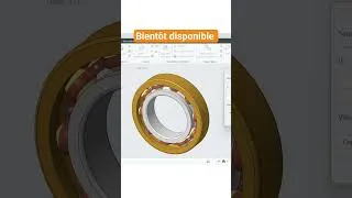 Miniature : Roulement à bille sur Creo Parametric #cad #creoparametric #roulements
