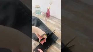 Miniature : Astuce ourlet effet effiloché (Tips en description) #couture #tutorielcouture #diy #astucecouture