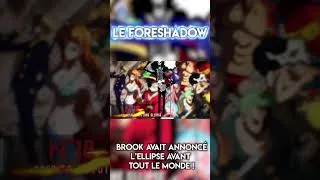 Miniature : Le FORESHADOWING de BROOK sur L'ELLIPSE de ONE PIECE !