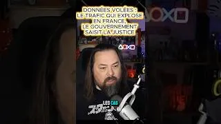 Miniature : 🔥DONNÉES VOLÉES : LE TRAFIC QUI EXPLOSE EN FRANCE, LE GOUVERNEMENT SAISIT LA JUSTICE #shorts #ia