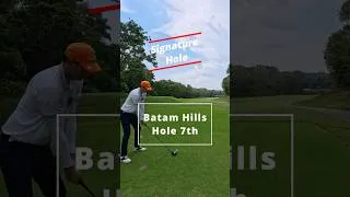 Miniature : Signature Hole at BatamHills ! Hole 7th #golf #batam #golfindonesia #indonesia #singapore