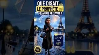 Miniature : Fais-tu cette invocation quand il pleut comme le Prophète ?