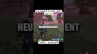 Miniature : Je gagne la solo cash cup sur console 🫢 #fortnite #solocashcup