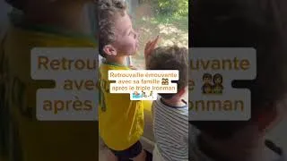 Miniature : 👨‍👩‍👧‍👦 Retrouvailles émouvantes avec sa famille après le triple Ironman 🏊🚴🏃‍➡️