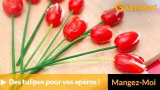 Miniature : Créez des tulipes pour vos apéros !