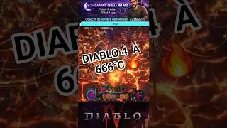 Miniature : La canicule a atteint Diablo 4 😭🔥 (version barbecue infernal)  #shorts