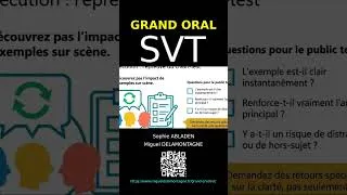 Miniature : 🎤 Grand oral - Bac 2026 –🌿 SVT - Comment utiliser des exemples pour rendre votre discours plus clair