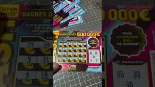 Miniature : J’offre 1000€ de ce Ticket le lien est sur la chaîne seulement à 10 personnes #grattagefdj #chance