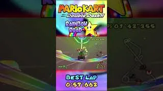 Miniature : Rainbow Road -Flap : 57"662 ~ Mario Kart: Double Dash!!