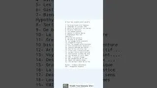 Miniature : Greganiel Voyance : Tous les voyants sont ouverts (Track list)
