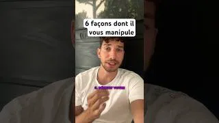 Miniature : 6 façons dont il vous manipule secrètement ! #psychologie #mik #couple #shorts