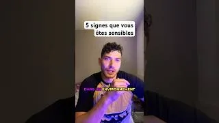 Miniature : 5 signes que vous êtes une personne sensible ! #psychologie #mik #shorts