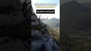 Miniature : Escaliers antiques vertigineux en Cévennes (Anduze) #lidar #randonnée #fyp  #climbing