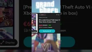 Miniature : GTA VI for ONLY €60! Save €20 on Your Pre-Order (Limited Deal)